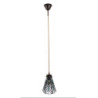 Závěsná Tiffany lampa modré kamínky BlueEye - Ø 15*115 cm E14/max 1*25W