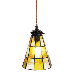 Závěsná Tiffany lampa Chessboa - Ø 15*115 cm E14/max 1*25W