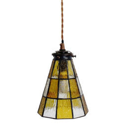 Závěsná Tiffany lampa Chessboa - Ø 15*115 cm E14/max 1*25W