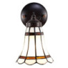 Nástěnná lampa Tiffany s bílým stínidlem BrownLine - 17*12*23 cm E14/max 1*40W