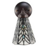Nástěnná lampa Tiffany Venne grey - 17*12*23 cm E14/max 1*40W