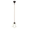 Bílá závěsná Tiffany lampa ve tvaru květu Folwia  - Ø18*115 cm E14/max 1*25W