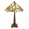 Hranatá stolní lampa Tiffany s větvemi stromu Tree - Ø 36*57 cm E27/max 2*60W