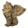 Zlatá antik dekorace socha lev s křídly Lion Gold - 100*50*62 cm