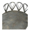 Šedý kovový retro stojan na květiny Storage rack - 91*36*168 cm