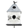 Zahradní dekorativní zápich ptačí budka Country Garden - 18*13*109 cm