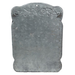 Černá antik poštovní schránka s květy Country Courier - 26*10*35 cm