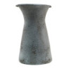 Šedý bílý antik dekorativní kovový džbán - 15*15*27 cm