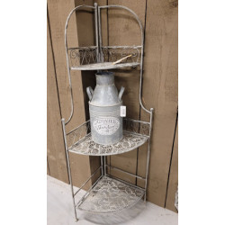 Dekorační plechová konev na mléko Country Garden - Ø17*36 cm