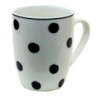 Porcelánový hrnek s černými puntíky Black Dot - 350 ml