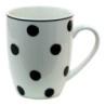 Porcelánový hrnek s černými puntíky Black Dot - 350 ml