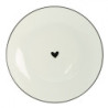 Porcelánový dezertní talířek se srdíčkem Love Birds - Ø 20*2 cm