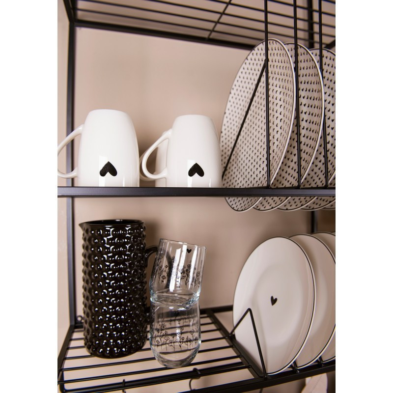 Porcelánový hrnek se srdíčkem Love Birds - 12*8*10 cm / 350 ml