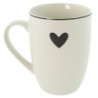Porcelánový hrnek se srdíčkem Love Birds - 12*8*10 cm / 350 ml