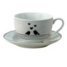 Porcelánový šálek s podšálkem s ptáčky Love Birds - 12*9*7 / Ø14*2 cm / 220 ml