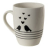 Porcelánový hrnek s ptáčky Love Birds - 12*8*10 cm / 350 ml