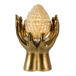 LED designová žárovka béžová - 9 cm / E27/4W