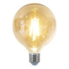 LED designová žárovka transparentní - 8 cm E27/4W