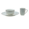 Porcelánový hrnek s černými puntíky Black Dot - 12*8*10 cm / 350 ml