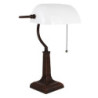 Bílá bankovní lampa tiffany Bank white - 26*16*40 cm E27/max 1*40W