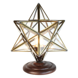 Stolní lampa ve tvaru hvězdy Star - 31*31*36 cm E27/max 1*40W