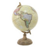 Barevný dekorativní glóbus na dřevěném podstavci Globe - 22*22*37 cm