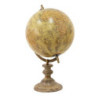 Béžový dekorativní glóbus na dřevěném podstavci Globe - 22*22*37 cm