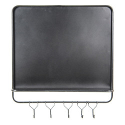 Granitová nástěnná magnetická tabule s háčky - 60*8*66 cm