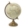 Béžový dekorativní glóbus na kovovém podstavci Globe - 22*22*33 cm