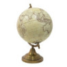 Béžový dekorativní glóbus na kovovém podstavci Globe - 22*22*33 cm