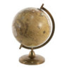 Hnědý dekorativní glóbus na kovovém podstavci Globe - 22*22*33 cm