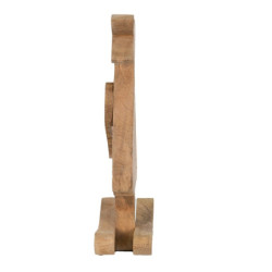 Dřevěná dekorace králíčí dívka v šatičkách L - 17*7*30 cm