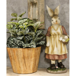 Dřevěný obal na květináč Woten - Ø 18*13 cm