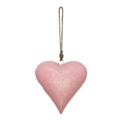 Závěsné kovové srdce se zdovením Heartic - 20*6*20 cm