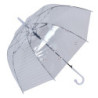 Průhledný deštník pro dospělé s bílými kočičkami  - 60 cm