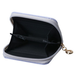 Malá fialková peněženka v designu krokodýlí kůže Krokop - 10*8 cm