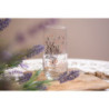 Sklenička na nápoj s levandulí Lavander Garden - Ø 6*14 cm / 280 ml