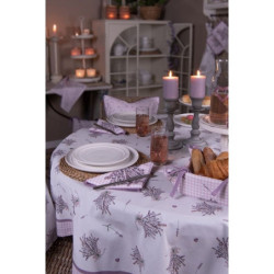 Sklenička na nápoj s levandulí Lavander Garden - Ø 6*14 cm / 280 ml
