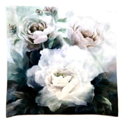 Povlak na polštář s romantickými květy Lolie - 45*45 cm