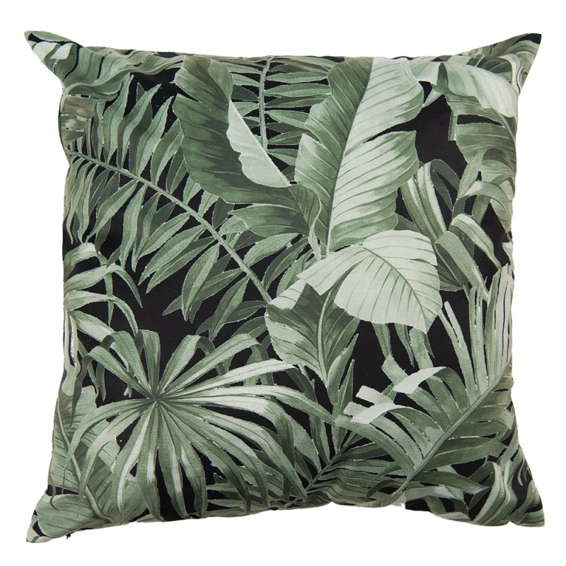 Povlak na polštář se zelenými palmovými listy - 45*45 cm