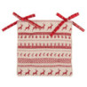 Podsedák na židli s výplní Nordic Christmas - 40*40 cm