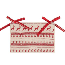 Podsedák na židli s výplní Nordic Christmas - 40*40 cm