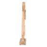 Dřevěná dekorace socha králíčka na podstavci  - 18*6*40 cm