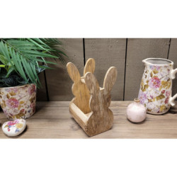 Dřevěná přepravka s králíčkem Rabbit wood - 16*12*25 cm