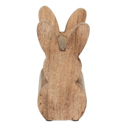 Dřevěná přepravka s králíčkem Rabbit wood - 16*12*25 cm
