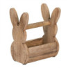 Dřevěná přepravka s králíčkem Rabbit wood - 16*12*25 cm