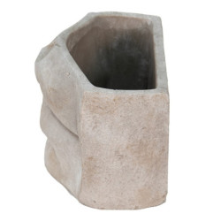 Usměvavý cementový květináč Mouth - 27*16*16 cm
