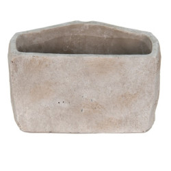 Usměvavý cementový květináč Mouth - 27*16*16 cm