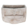 Usměvavý cementový květináč Mouth - 21*13*14 cm