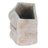 Usměvavý cementový květináč Mouth - 21*13*14 cm